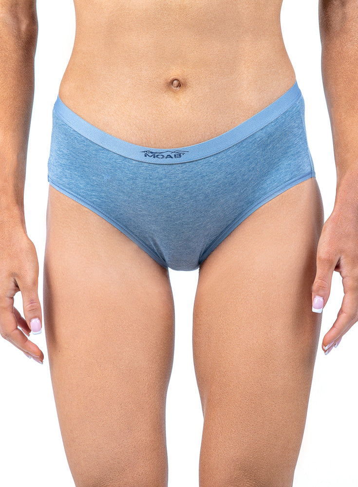 Organic cotton knickers, hipster briefs, Aram - Easter egg purple